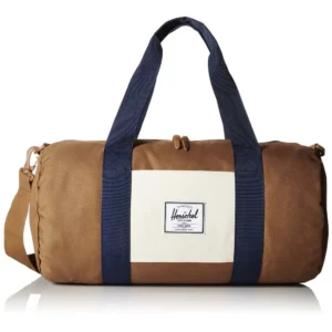 Herschel Leather Duffle Bag In Brown Color 2