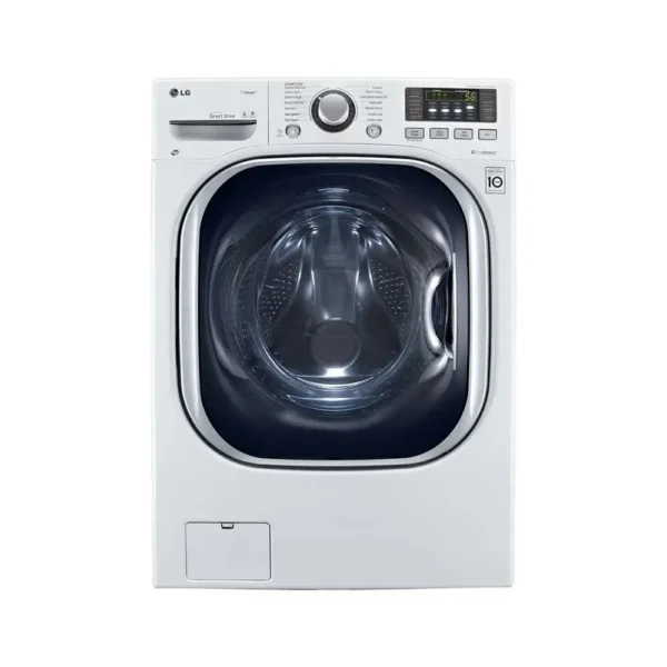 Lg White Front Load Steam Washer